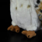 Detailed shot of the Barn Owl Plush Toy’s soft and lifelike feet, adding to the realistic design