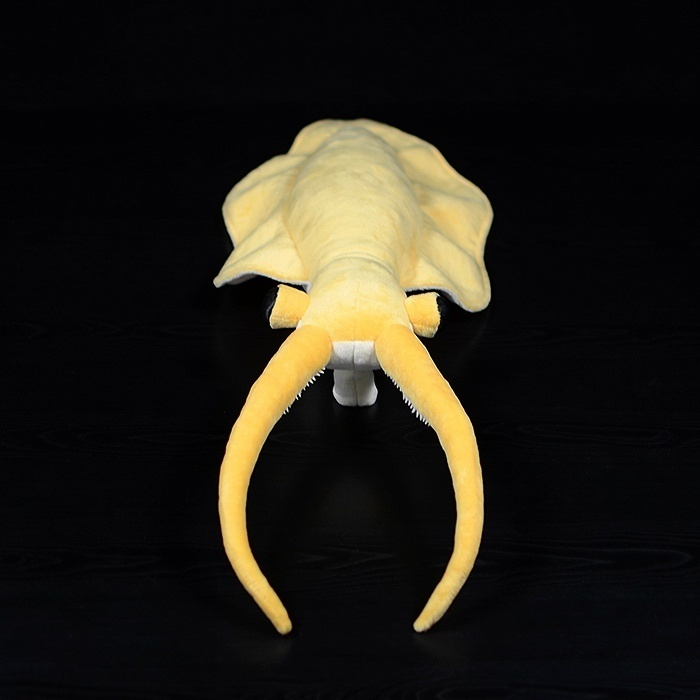 Lifelike Nectocaris Plush Toy – Realistic Prehistoric Ocean Creature Stuffed Animal