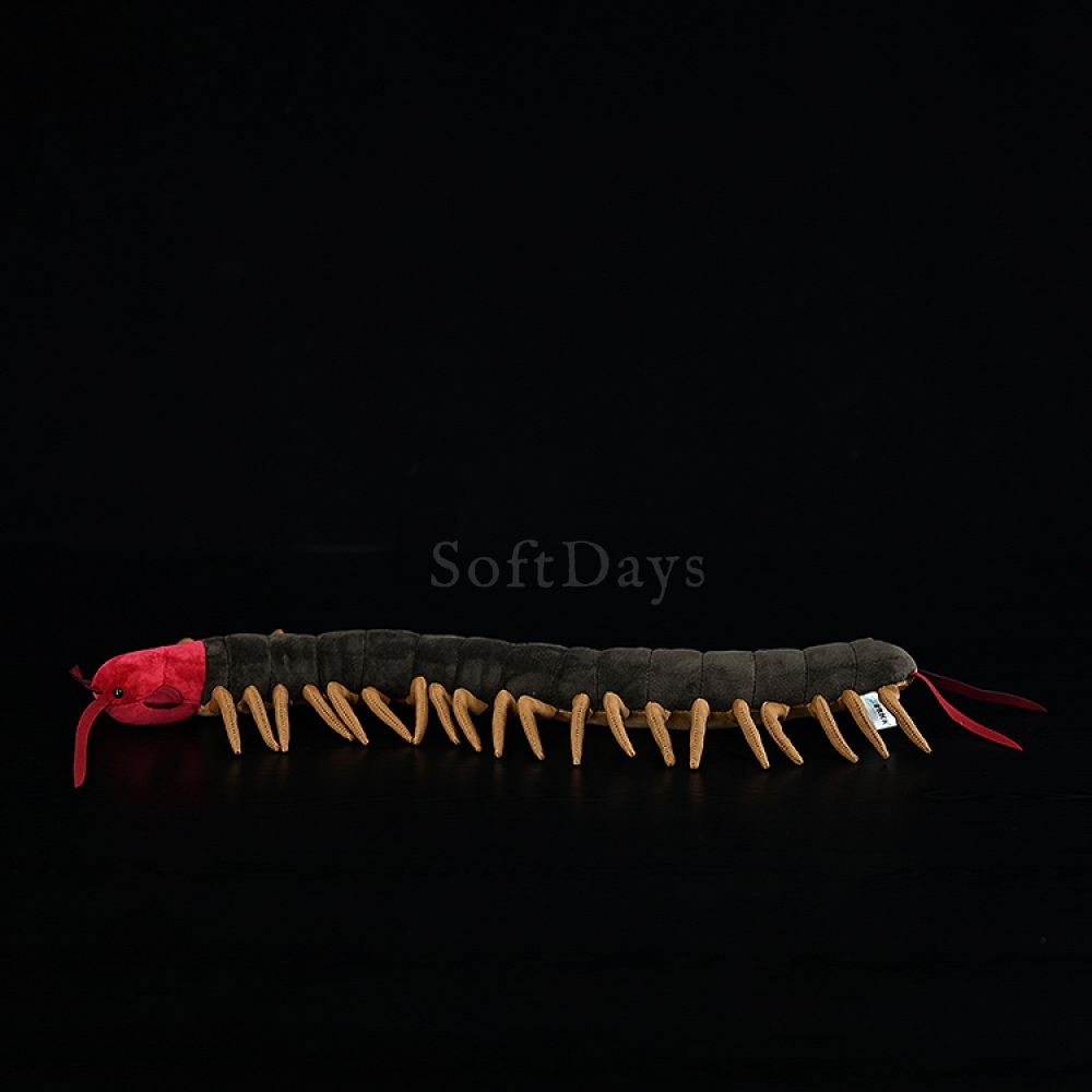 Realistic Chinese Red-Headed Centipede Plush – Lifelike, Soft, and Perfect for Nature Enthusiasts