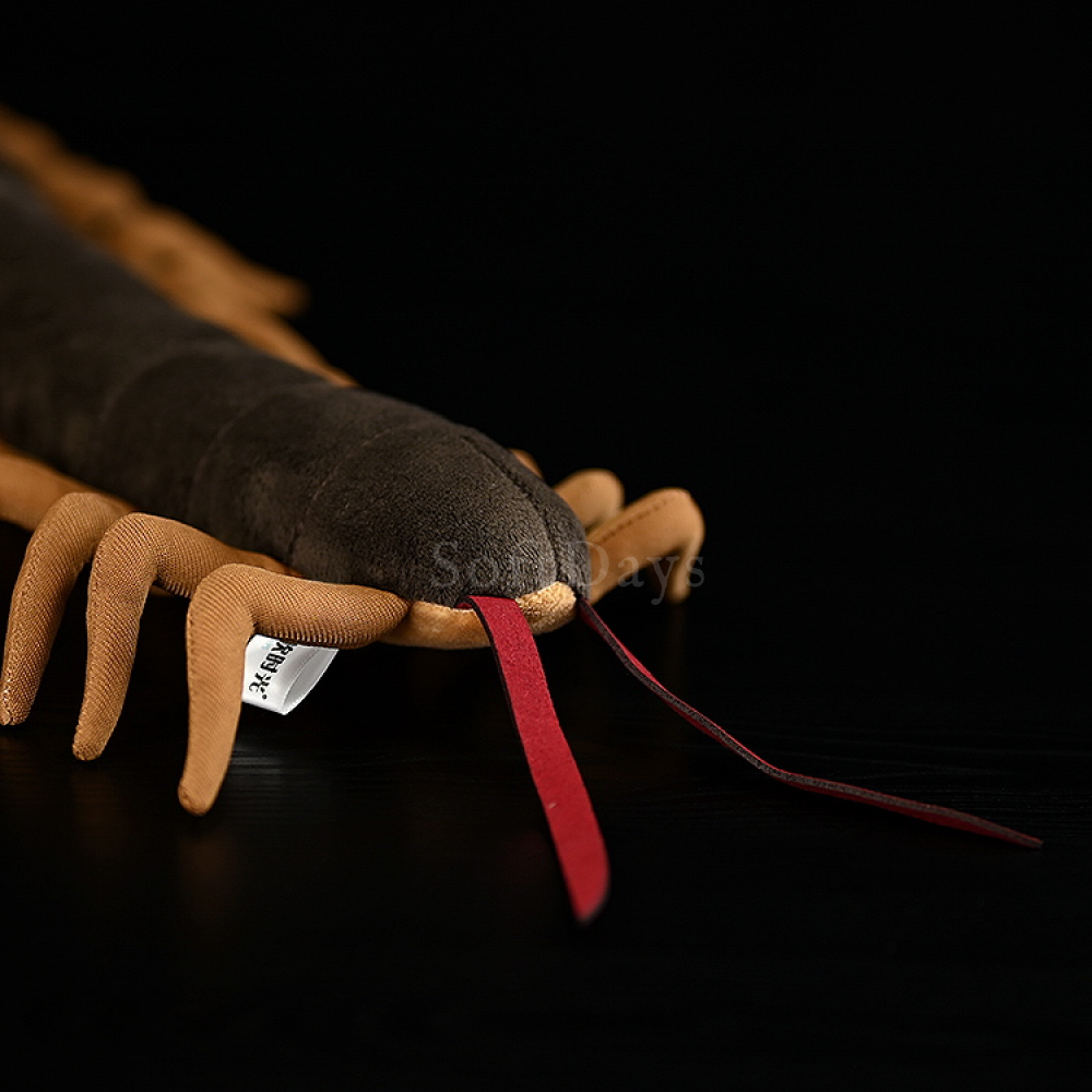 Realistic Chinese Red-Headed Centipede Plush – Lifelike, Soft, and Perfect for Nature Enthusiasts