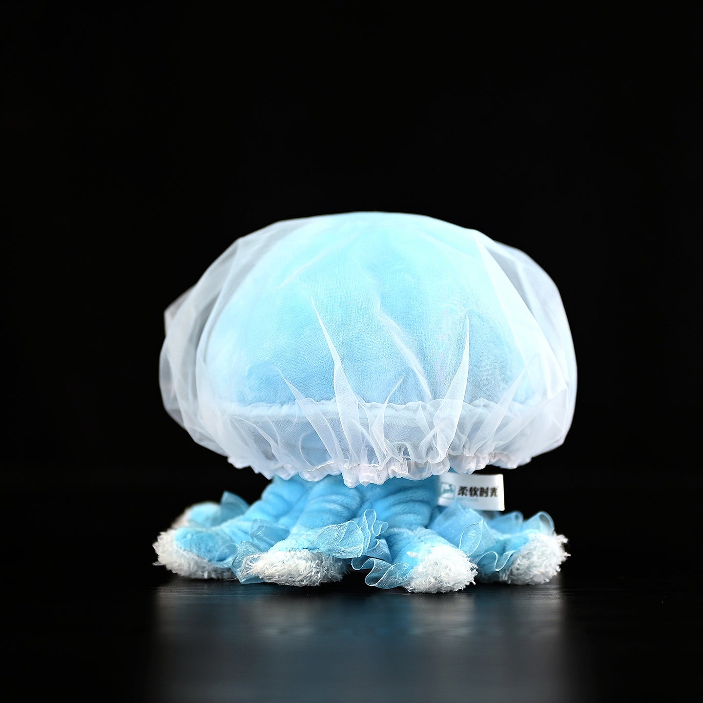 Realistic Blue Cannonball Jellyfish Plush Toy – Soft, Lifelike, and Ocean-Inspired