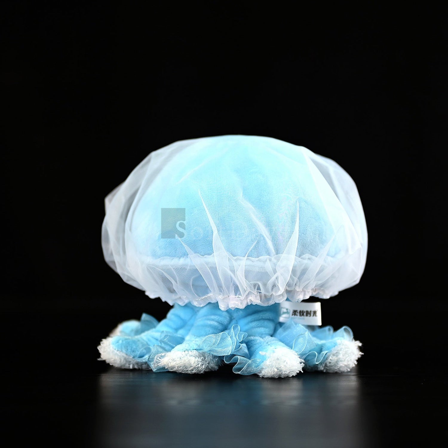 Realistic Blue Cannonball Jellyfish Plush Toy – Soft, Lifelike, and Ocean-Inspired