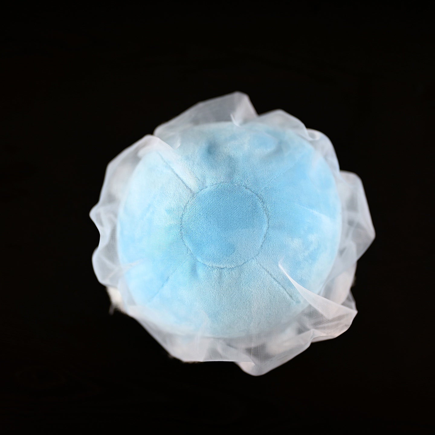 Realistic Blue Cannonball Jellyfish Plush Toy – Soft, Lifelike, and Ocean-Inspired