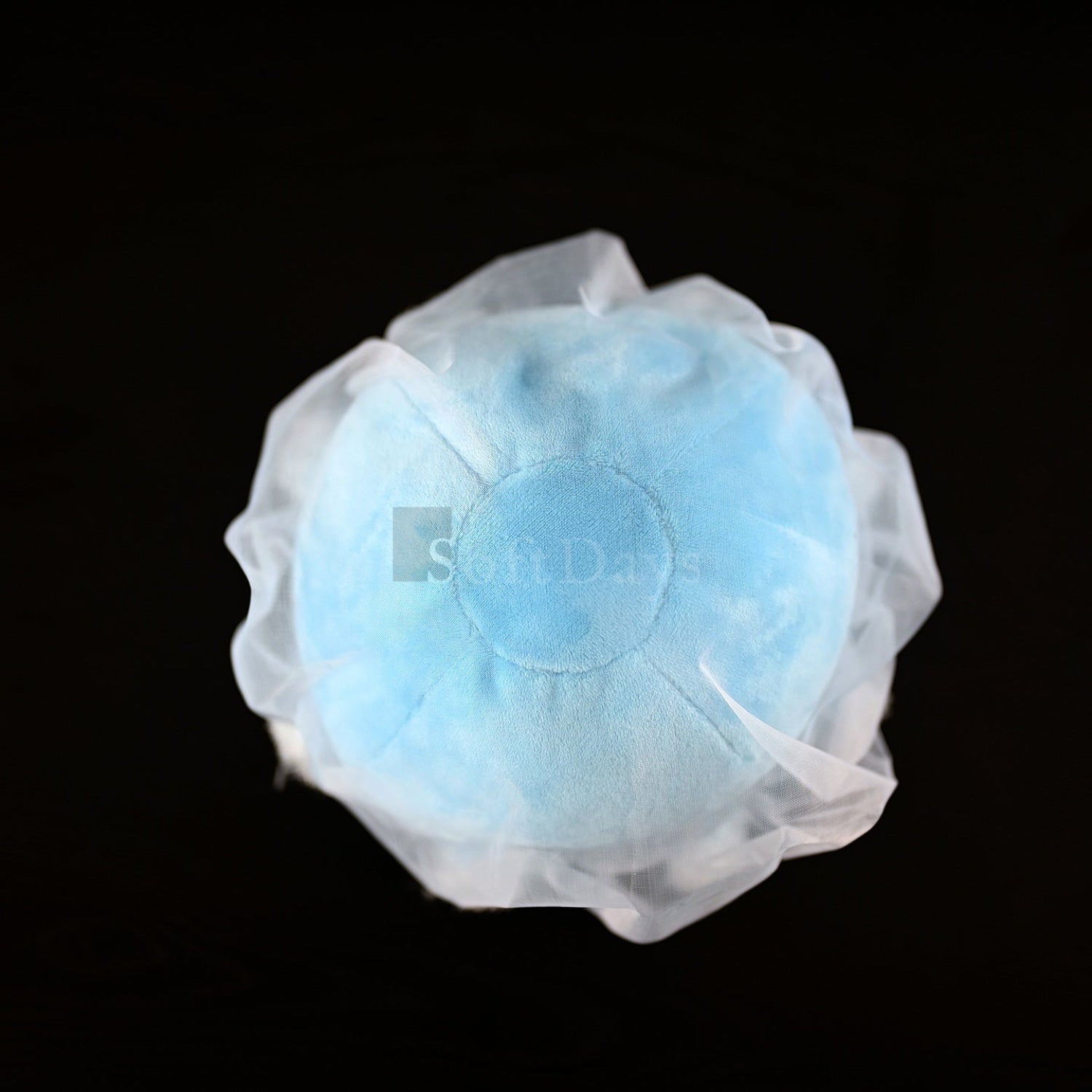 Realistic Blue Cannonball Jellyfish Plush Toy – Soft, Lifelike, and Ocean-Inspired