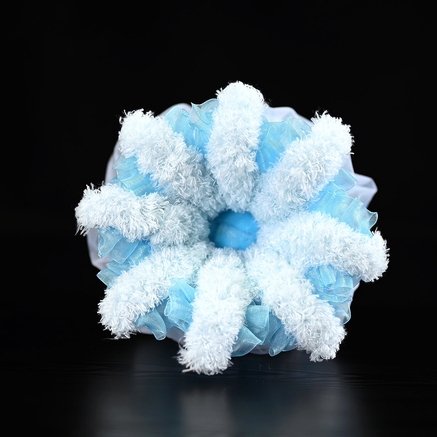Realistic Blue Cannonball Jellyfish Plush Toy – Soft, Lifelike, and Ocean-Inspired