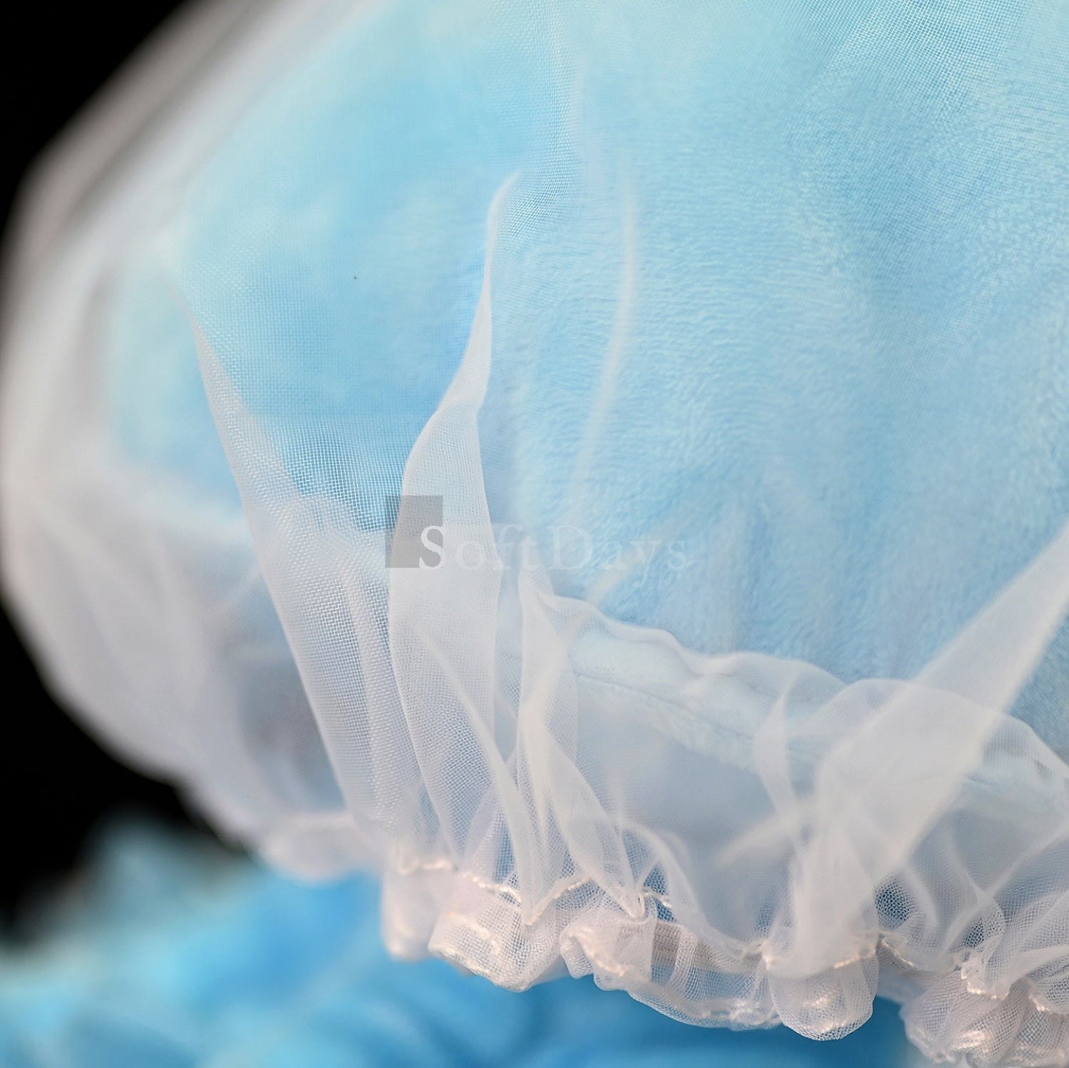 Realistic Blue Cannonball Jellyfish Plush Toy – Soft, Lifelike, and Ocean-Inspired