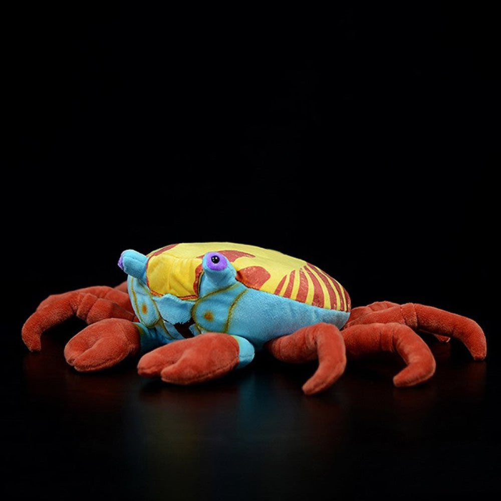 Vibrant Sally Lightfoot Crab Soft Plush Toy – Realistic Marine Stuffed Animal