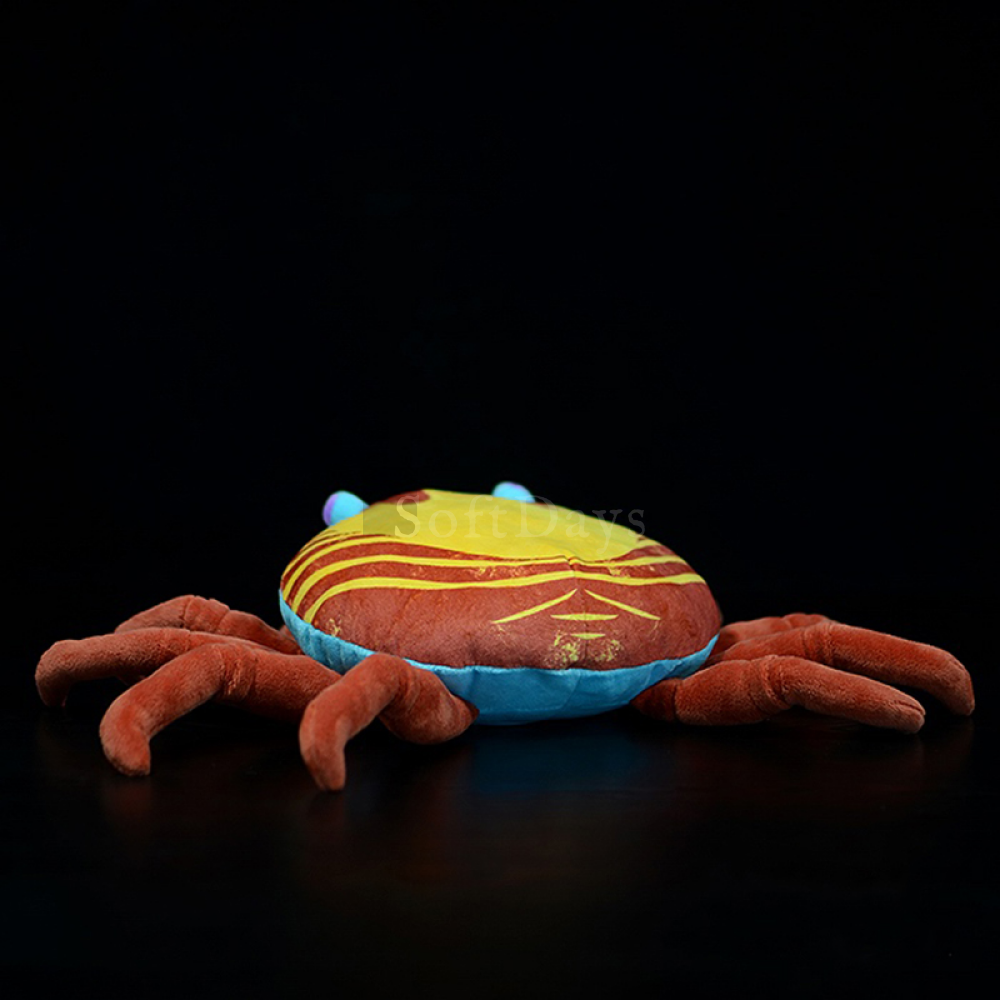 Vibrant Sally Lightfoot Crab Soft Plush Toy – Realistic Marine Stuffed Animal