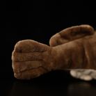 Close-up of the tail fin of the Realistic American Monkfish plush by SoftDaysLab, showcasing lifelike texture