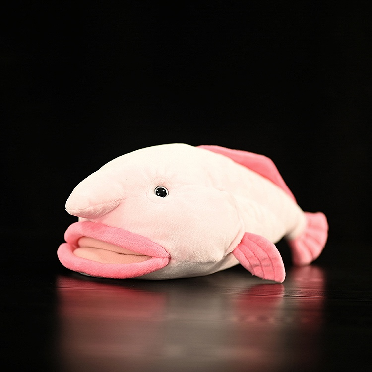 Lifelike Blobfish Plush – Soft and Adorably Unique Deep-Sea Companion