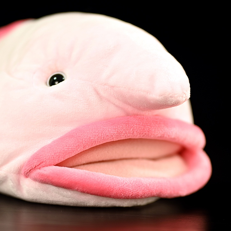 Lifelike Blobfish Plush – Soft and Adorably Unique Deep-Sea Companion