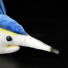 Realistic Blue Marlin Fish Plush Toy – Soft and Vibrant Ocean Companion