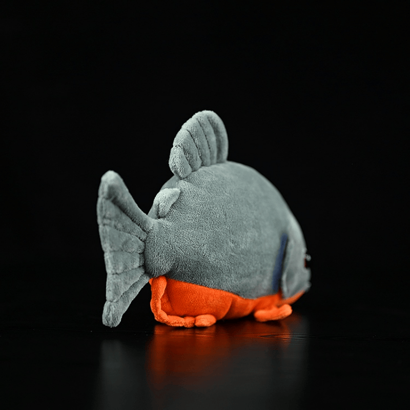 Lifelike Red-Bellied Piranha Fish Plush Toy – Soft and Unique
