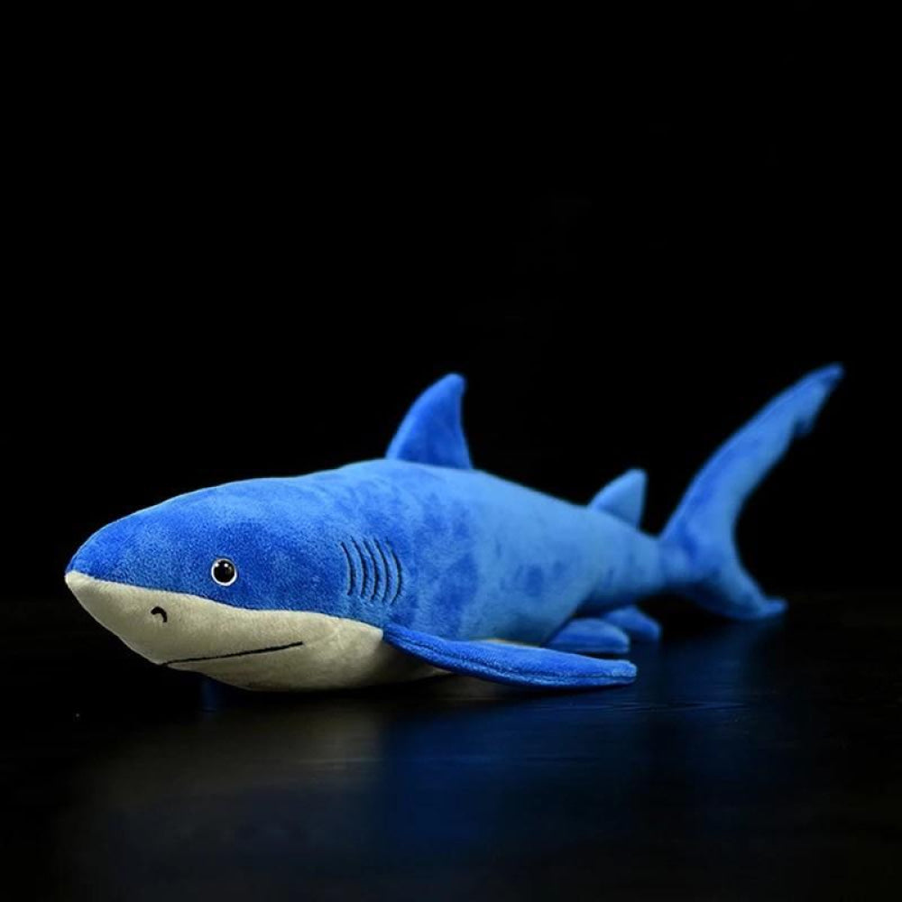 Realistic Blue Shark Plush Toy – Soft and Ocean-Inspired