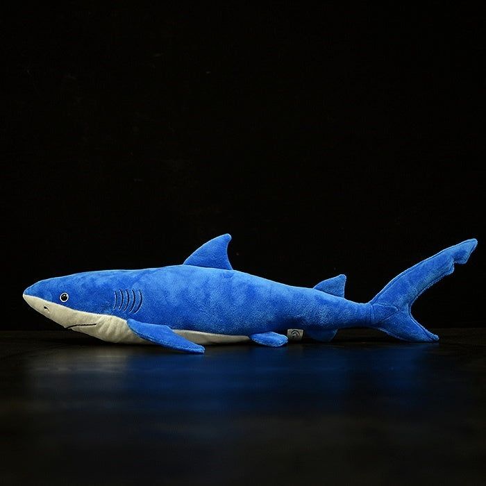 Realistic Blue Shark Plush Toy – Soft and Ocean-Inspired