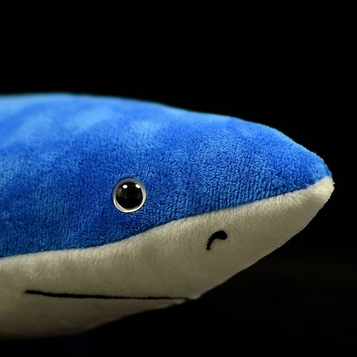 Realistic Blue Shark Plush Toy – Soft and Ocean-Inspired
