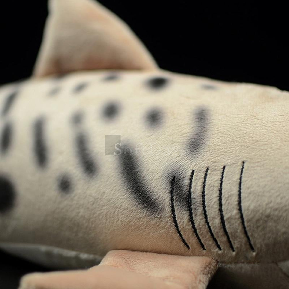 Realistic Sand Tiger Shark Plush Toy – Soft and Wildly Adorable