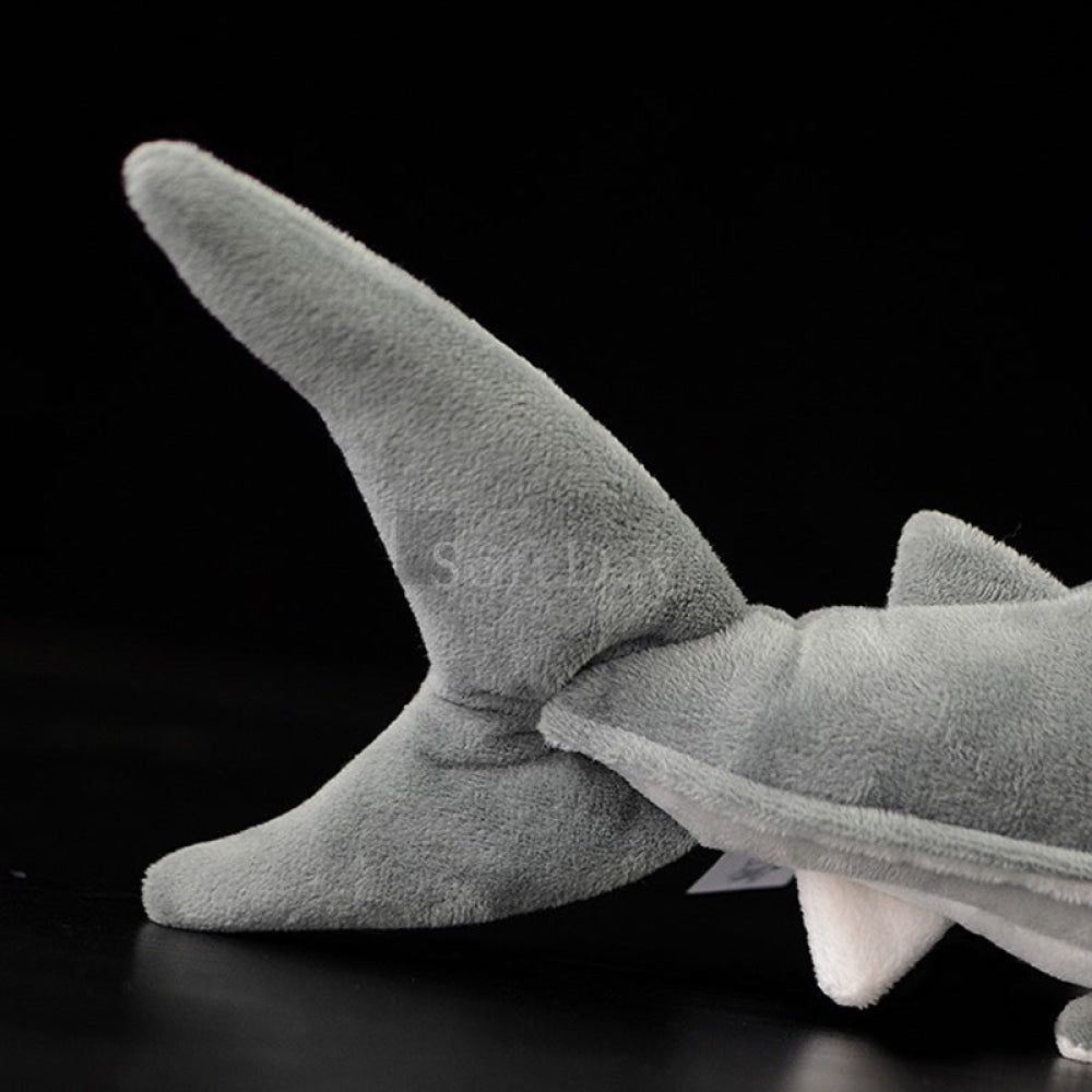 Realistic Great White Shark Plush Toy – Soft and Captivating Ocean Companion