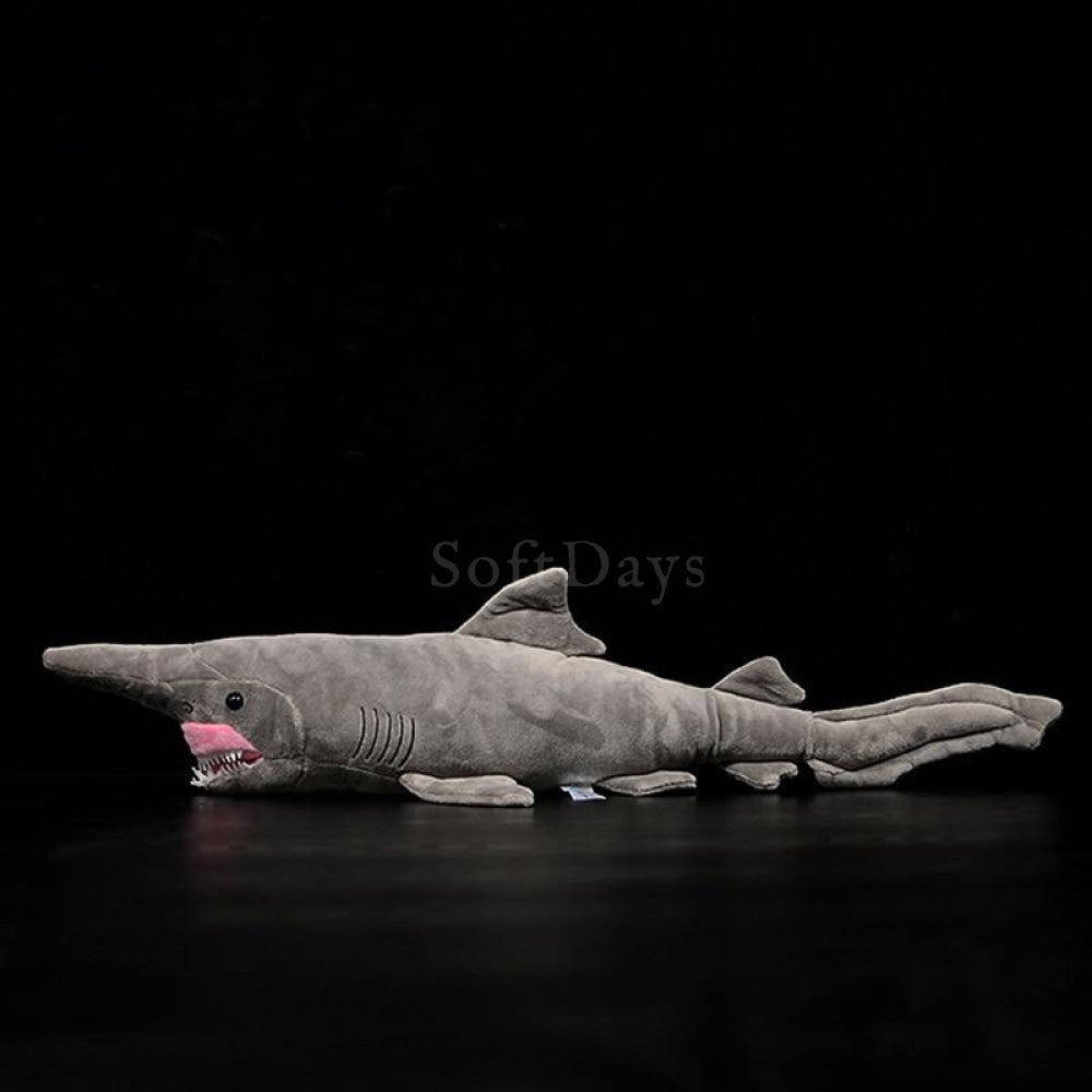 Lifelike Goblin Shark Plush Toy – Soft and Uniquely Captivating