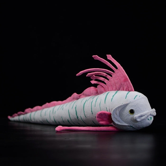 Realistic Deep-Sea Oarfish Plush Toy – Soft and Majestically Lifelike