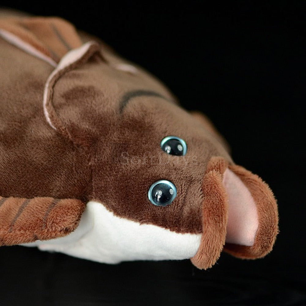 Realistic Flounder Flatfish Plush Toy – Soft and Lifelike