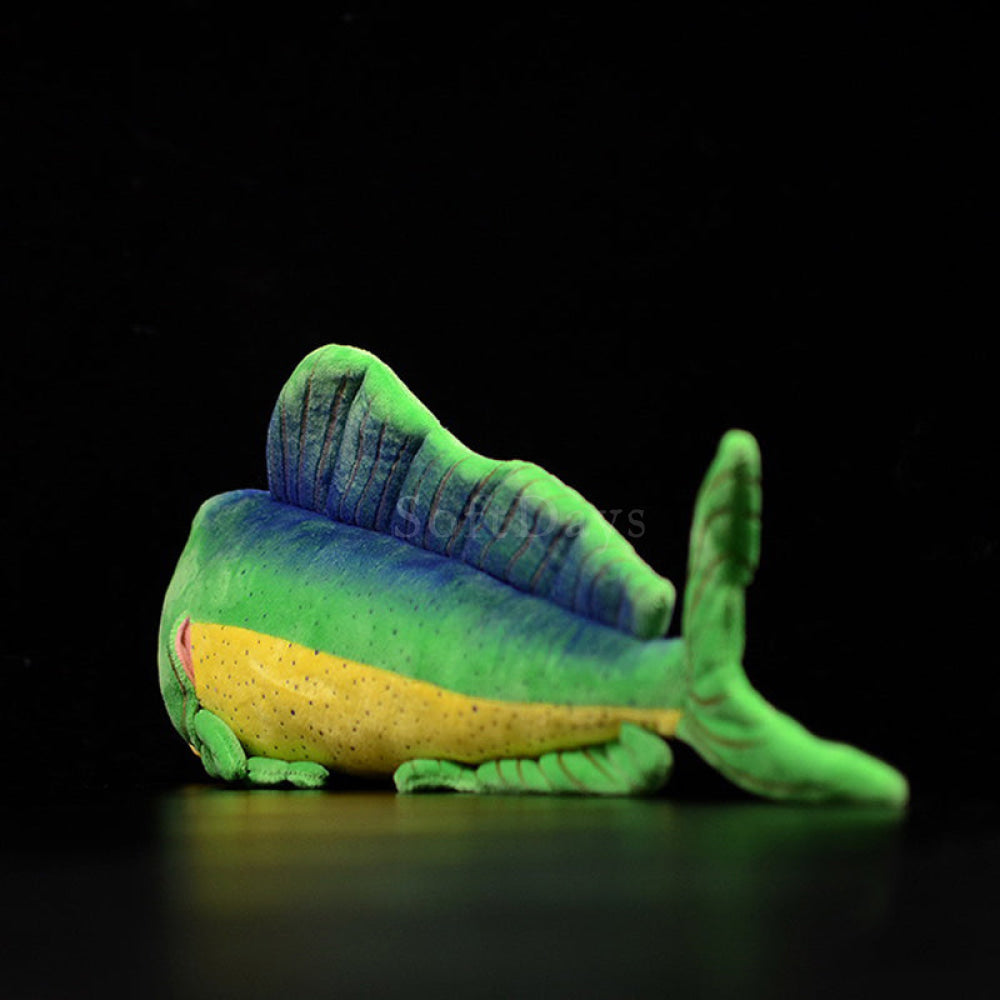 Realistic Mahi Mahi Dolphinfish Plush Toy – Soft and Lifelike Ocean Gift