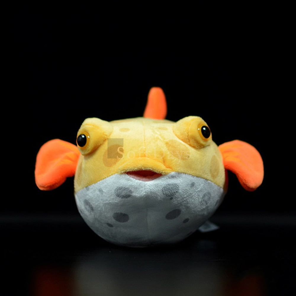 Realistic Yellow Boxfish Soft Stuffed Plush Toy – Vibrant and Adorably Lifelike
