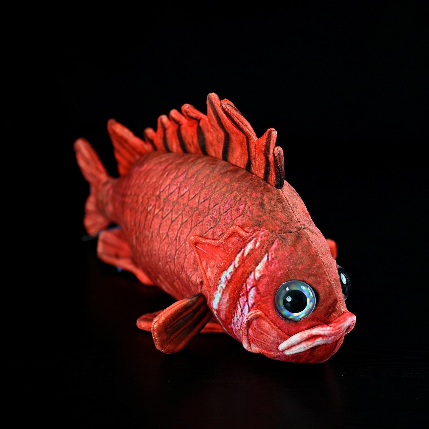 Sushi-inspired Japanese soldierfish (Ebisudai) plush by SoftDaysLab, perfect for marine life lovers and collectors
