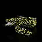 Ocean-inspired Honeycomb Moray Eel Plush by SoftDaysLab®, featuring bold honeycomb spots and realistic shape