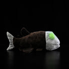 Full profile of Pacific Barreleye Fish Plush by SoftDaysLab®, expertly crafted to mimic deep-sea marine life