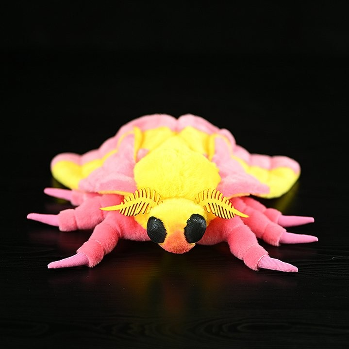 Realistic Rosy Maple Moth Insert Plush – Soft, Lifelike, and Perfect for Nature Lovers