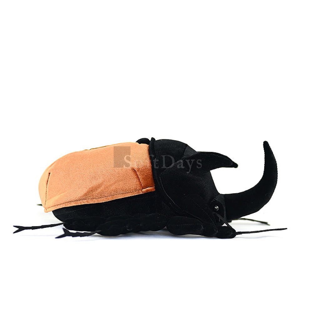 Realistic Five-Horned Rhino Beetle Plush – Soft, Lifelike, and Perfect for Insect Collectors