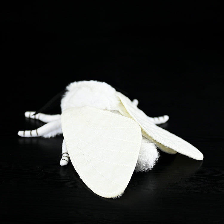 Realistic Fall Webworm Moth Plush Toy – Soft, Detailed, and Perfect for Nature Enthusiasts