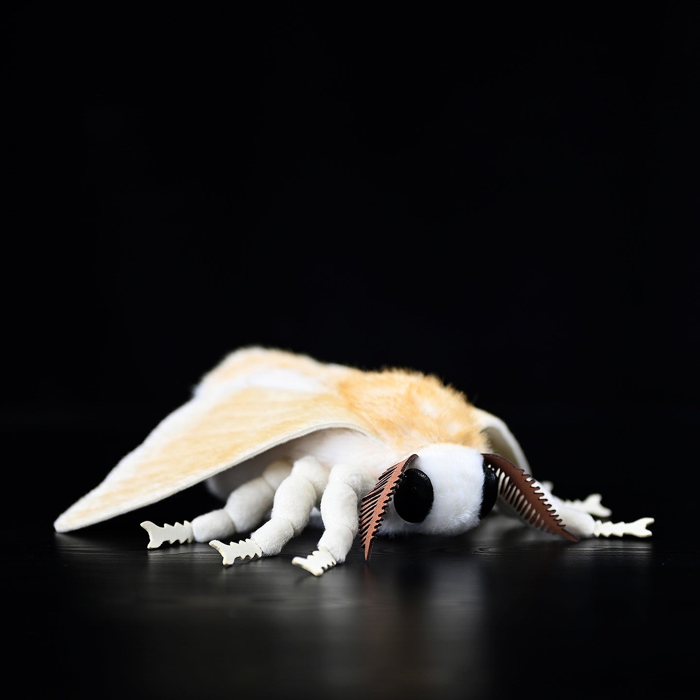 Realistic Domestic Silk Moth Plush Toy – Soft, Lifelike, and Perfect for Nature Lovers 