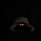 Back view of Prosopocoilus confucius plush with segmented body and striking orange mandibles
