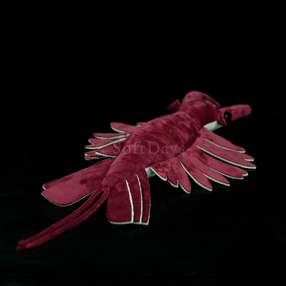 Realistic Anomalocaris Cambrian Predator Plush Toy – Soft, Striking, and Perfect for Prehistoric Enthusiasts