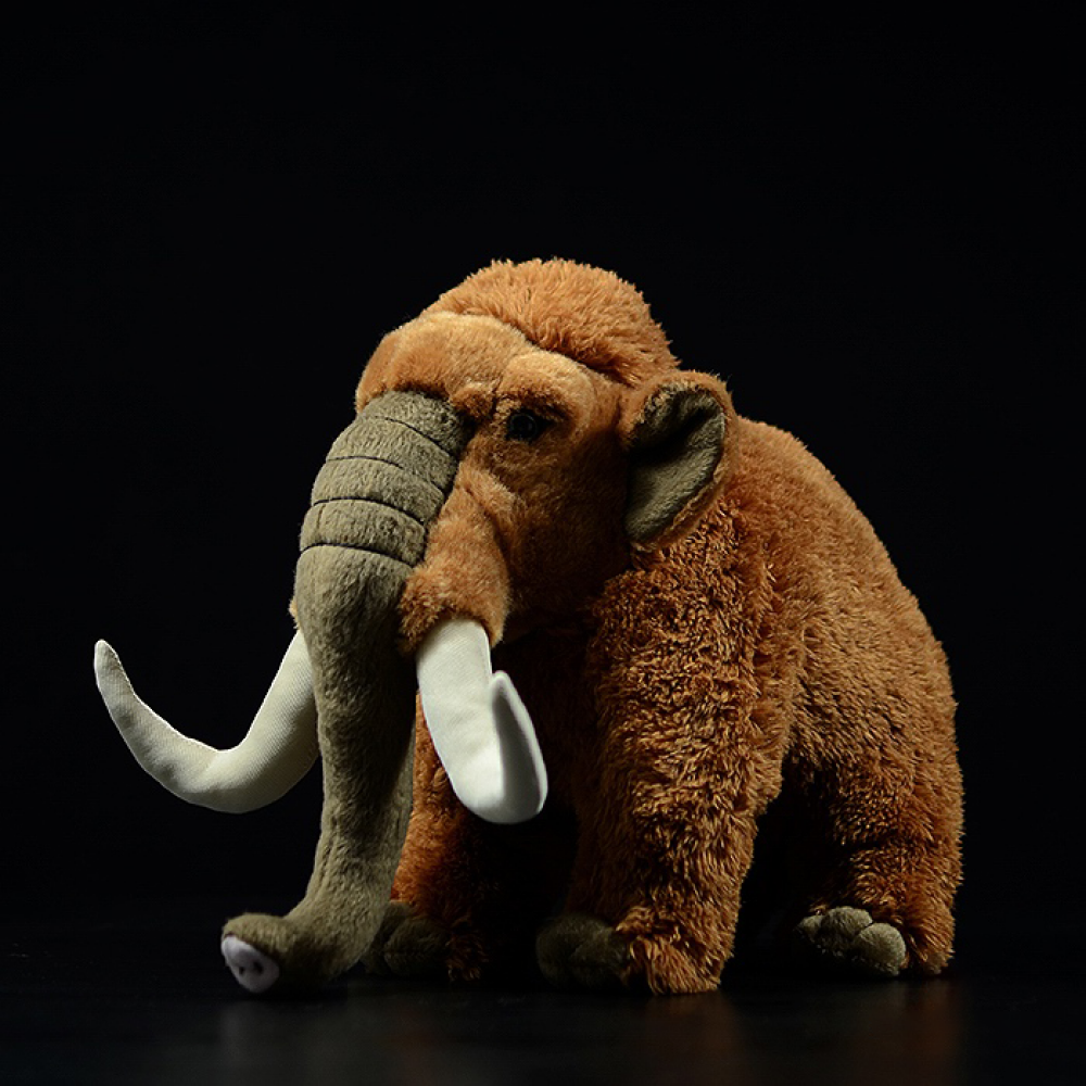 Lifelike Woolly Mammoth Plush Toy – Soft, Realistic, and Perfect for Ice Age Enthusiasts