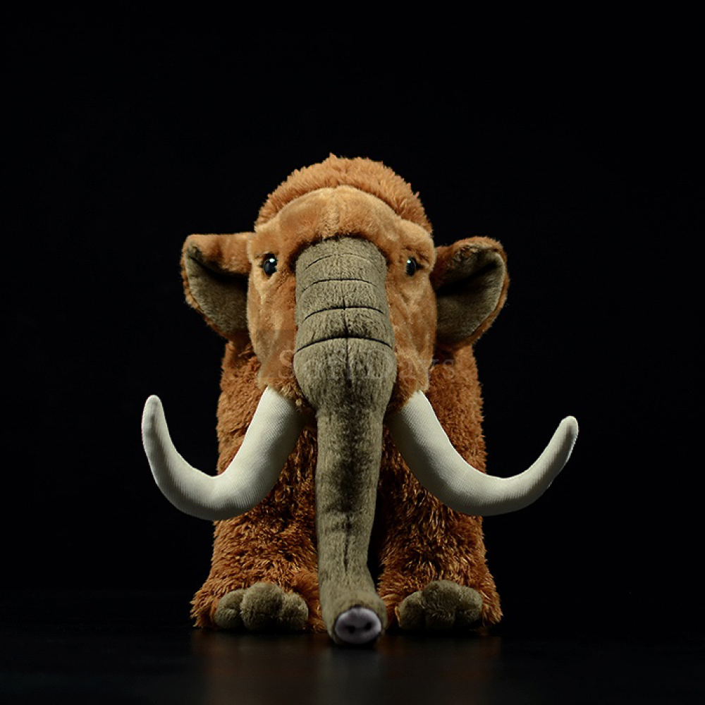 Lifelike Woolly Mammoth Plush Toy – Soft, Realistic, and Perfect for Ice Age Enthusiasts
