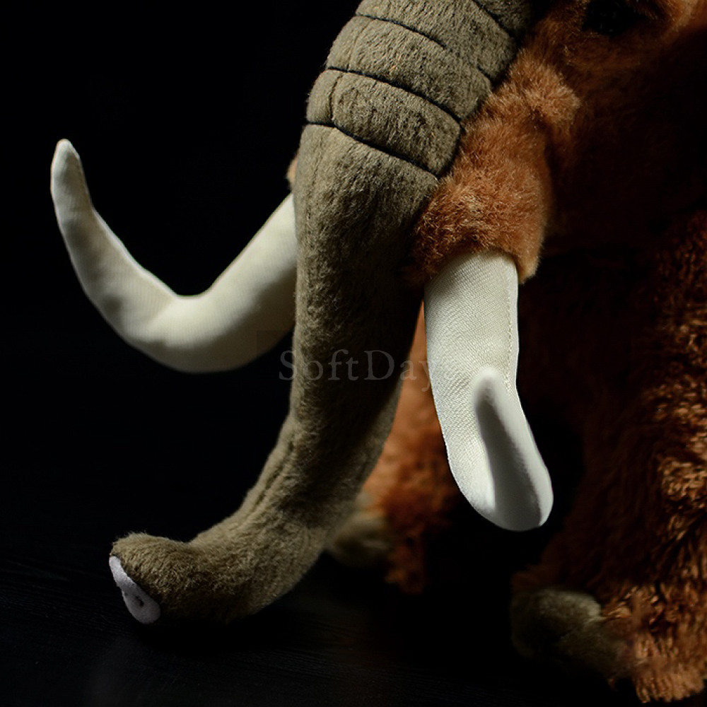 Lifelike Woolly Mammoth Plush Toy – Soft, Realistic, and Perfect for Ice Age Enthusiasts