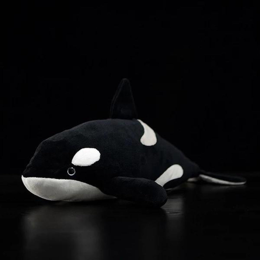 Lifelike Orca Whale Plush Toy – Soft, Realistic, and Cuddly