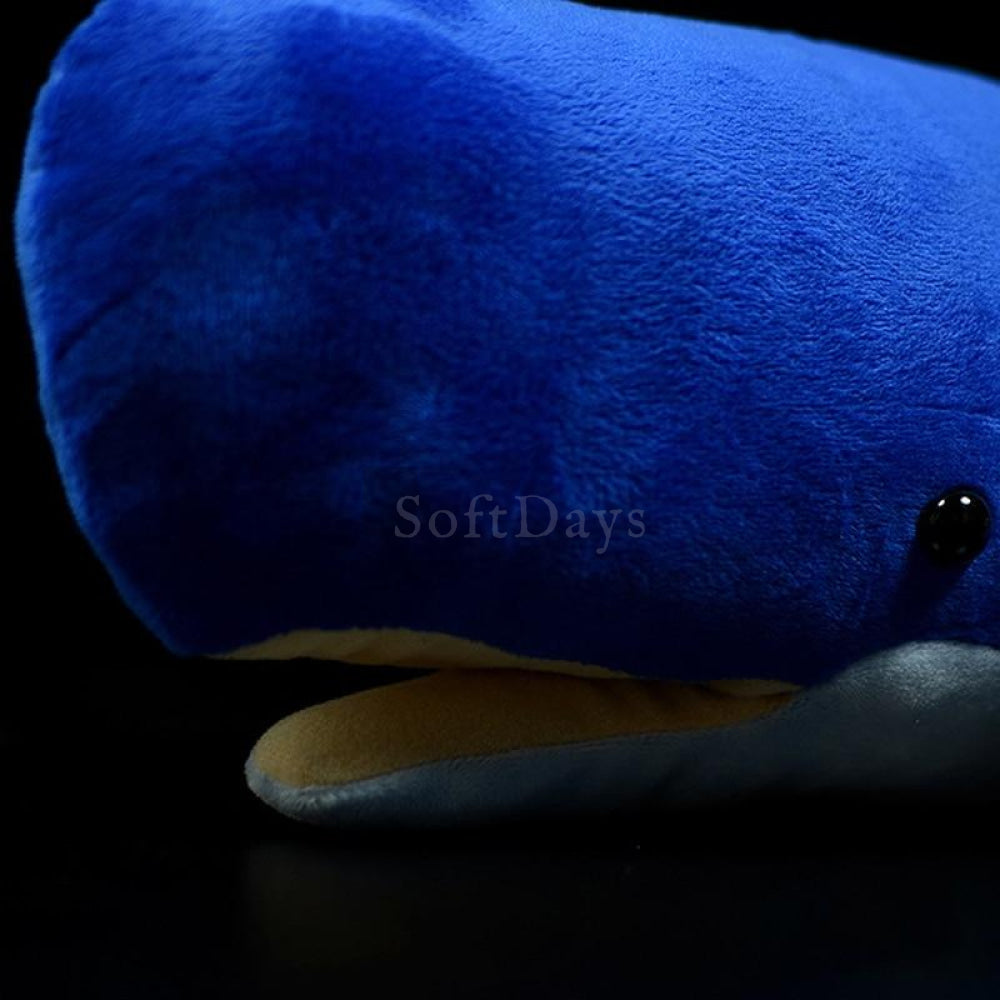 Realistic Sperm Whale Plush Toy – Soft, Huggable, and Ocean-Inspired