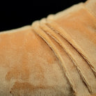 Zoomed-in view of the walrus plush toy’s soft wrinkles, emphasizing its realistic design