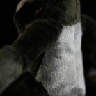 SoftDaysLab Silverback Gorilla plush toy fur close-up, emphasizing the realistic and soft texture
