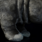 Realistic Hippo Plush Toy – Soft, Huggable, and Perfect for Kids and Collectors