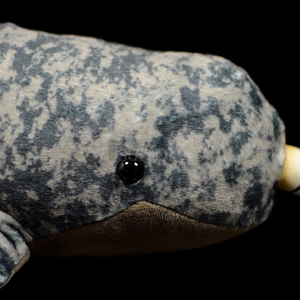 Lifelike Narwhal Soft Stuffed Plush Toy – The Magical Arctic Unicorn