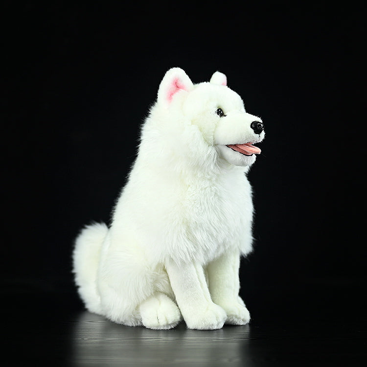 Samoyed Dog Plush Toy – Fluffy, Huggable, and Perfect for Dog Lovers