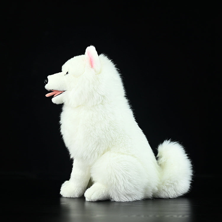Samoyed Dog Plush Toy – Fluffy, Huggable, and Perfect for Dog Lovers