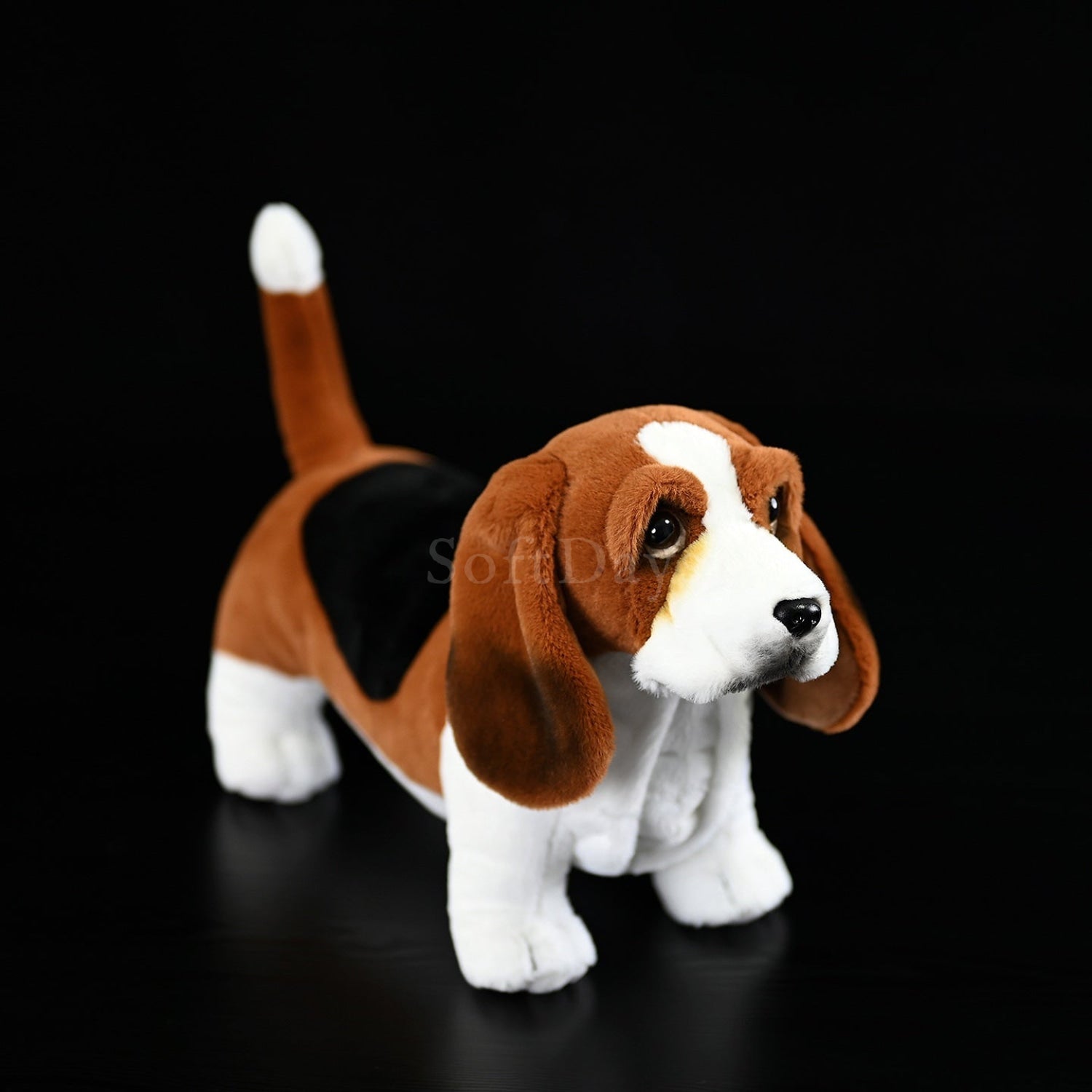 Lifelike Basset Hound Plush Toy – Floppy, Adorable, and Perfect for Dog Lovers