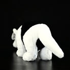 Angled view of a Southern Tamandua plush toy, highlighting its adorable face and lifelike features