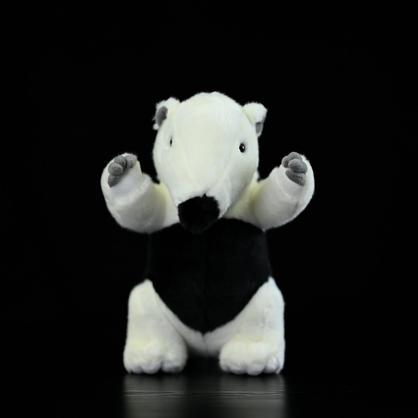 Front view of a realistic Southern Tamandua plush toy with detailed design and ultra-soft fabric